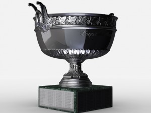 roland garros mens trophy 3D Model