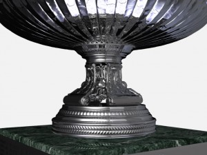roland garros mens trophy 3D Model