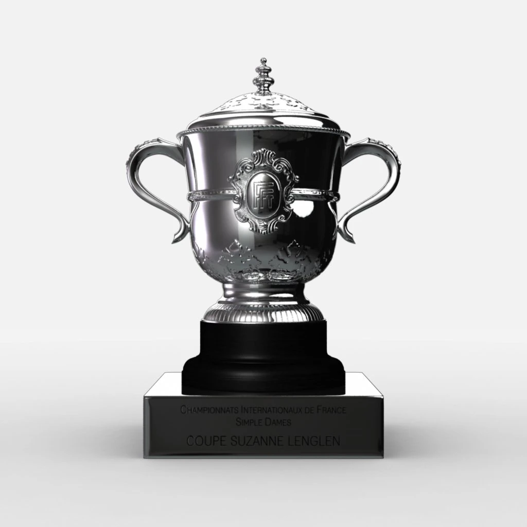 roland garros womens trophy 3D Model .c4d .max .obj .3ds .fbx .stl .blend 