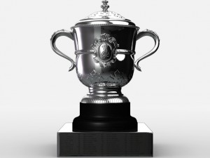 roland garros womens trophy Modello 3D
