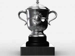 roland garros womens trophy 3D Model