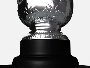 roland garros womens trophy Modello 3D