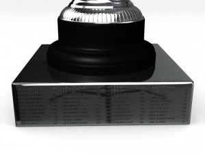 roland garros womens trophy Modello 3D