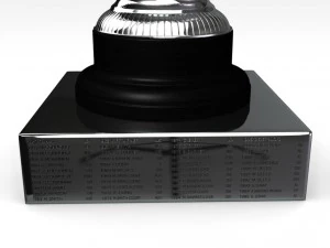 roland garros womens trophy 3D Model
