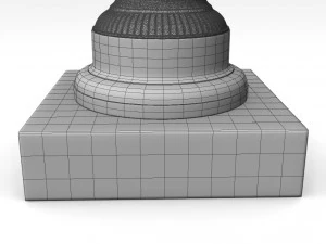 roland garros womens trophy 3D Model