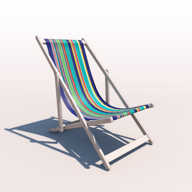deck chair - contemporary 3Dモデル .c4d .max .obj .3ds .fbx .stl .blend 