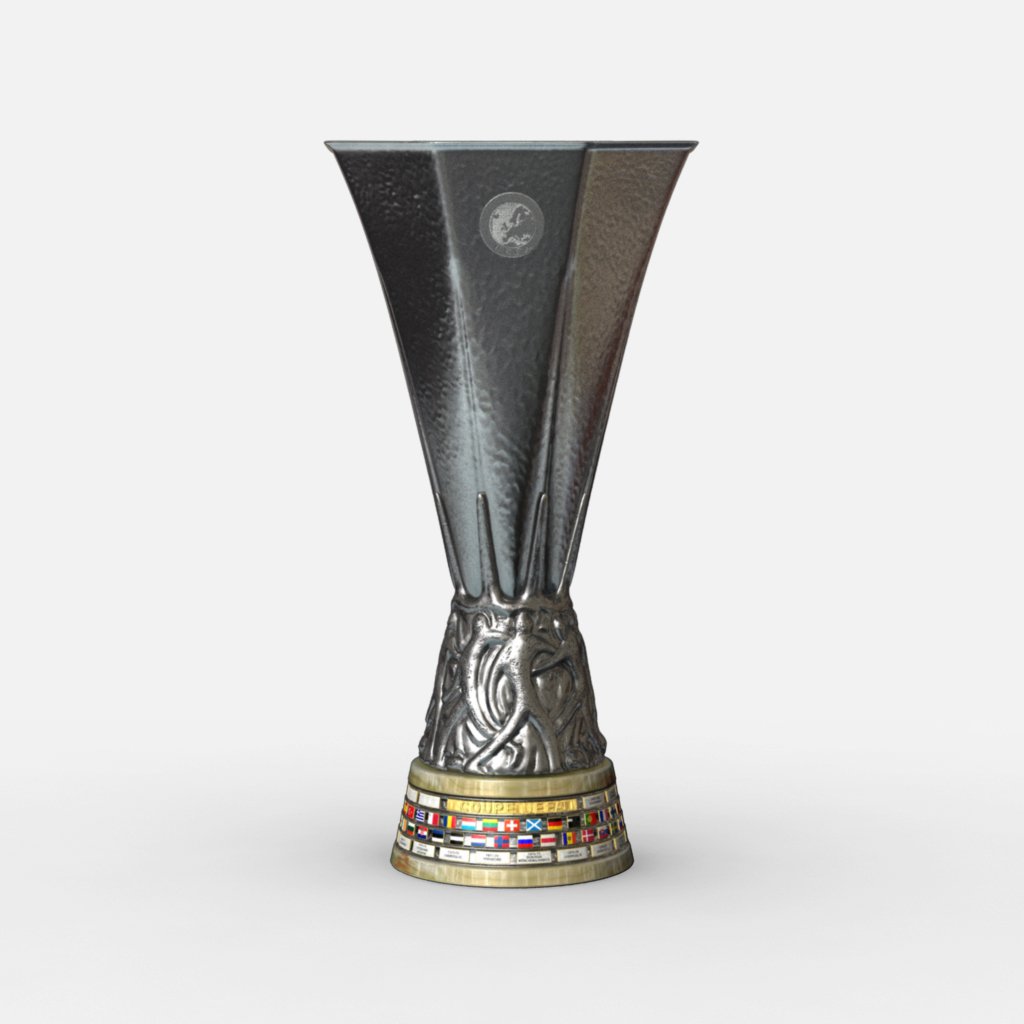 Uefa Europa League Cup Trophy 3d Model In Awards 3dexport