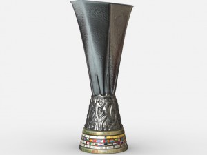 uefa europa league cup trophy 3Dモデル