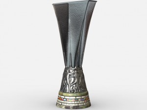 uefa europa league cup trophy 3Dモデル