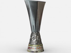 uefa europa league cup trophy 3Dモデル