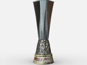 uefa europa league cup trophy 3D Model