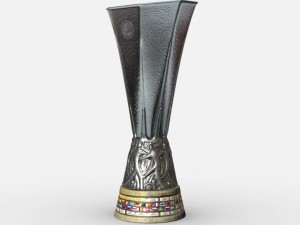uefa europa league cup trophy 3Dモデル