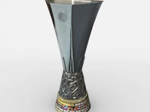 uefa europa league cup trophy 3D Model