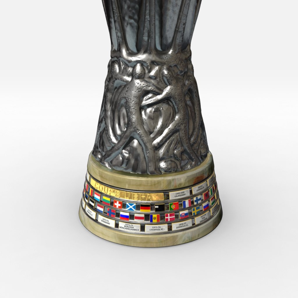 UEFA Europa League Cup Trophy 3D Model in Awards 3DExport