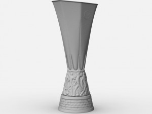 uefa europa league cup trophy 3Dモデル
