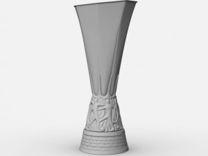 uefa europa league cup trophy 3Dモデル