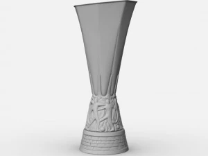 uefa europa league cup trophy 3D Model