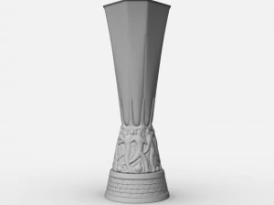uefa europa league cup trophy 3D Model
