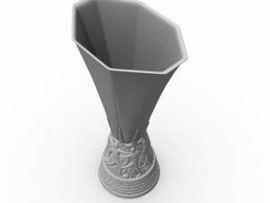 uefa europa league cup trophy 3Dモデル