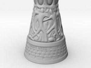 uefa europa league cup trophy 3Dモデル