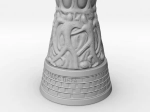 uefa europa league cup trophy 3D Model