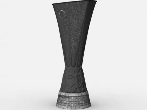 uefa europa league cup trophy 3D Model