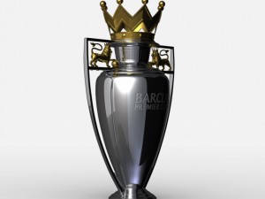 premier league cup trophy 3D मॉडल