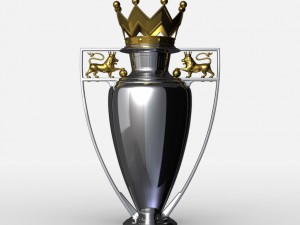 premier league cup trophy 3D मॉडल