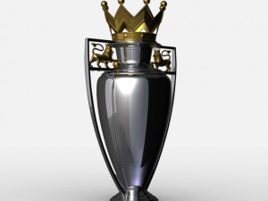 premier league cup trophy 3D मॉडल