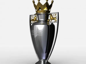 premier league cup trophy 3D Model