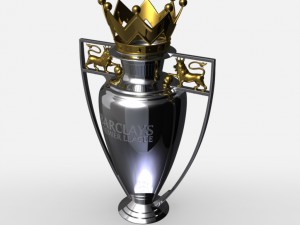 premier league cup trophy 3D मॉडल