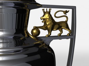 premier league cup trophy 3D मॉडल