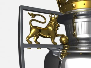 premier league cup trophy 3D Model