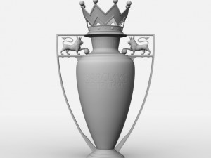premier league cup trophy 3D मॉडल