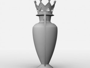 premier league cup trophy 3D मॉडल