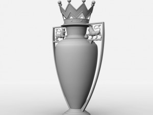 premier league cup trophy 3D मॉडल