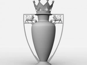premier league cup trophy 3D Model