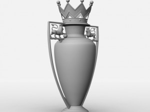 premier league cup trophy 3D मॉडल