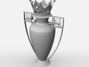 premier league cup trophy 3D Model