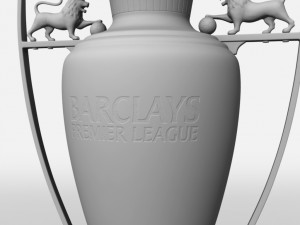 premier league cup trophy 3D मॉडल
