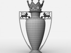 premier league cup trophy 3D मॉडल