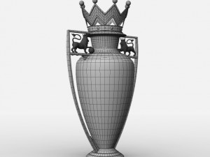 premier league cup trophy 3D मॉडल