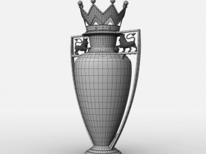 premier league cup trophy 3D मॉडल