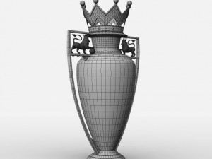 premier league cup trophy 3D मॉडल