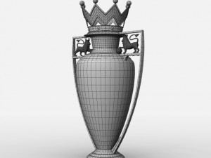 premier league cup trophy 3D मॉडल