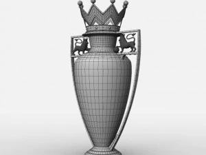 premier league cup trophy 3D Model