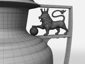 premier league cup trophy 3D Model