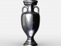 uefa euro league cup trophy 3D Model