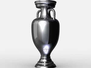 trof&eacute;u da copa da liga euro da uefa Modelo 3D