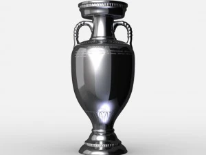 trof&eacute;u da copa da liga euro da uefa Modelo 3D